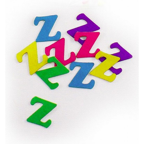 Felt Single Alphabet Stickers Pack of 10